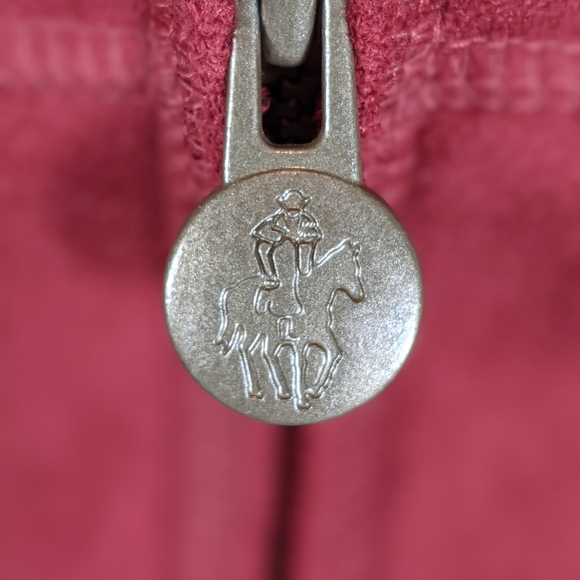 VTG Outback Trading Company Burgundy Fleece Lined Jacket - Picture 5 of 13